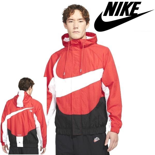 殿堂 Sportswear Nike メンズ ナイキ ジャンパー メンズ防寒ジャケット アウター Nike ナイキ Swoosh 防寒アウター ジャケット Red White Black Lined Woven ジャケット