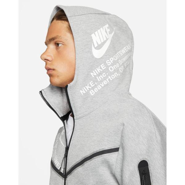 NIKE ナイキ メンズ パーカー トレーナー フーディー 長袖トップス Nike Sportswear Tech Fleece Graphic Full-Zip Hoodie DM6474-063の画像