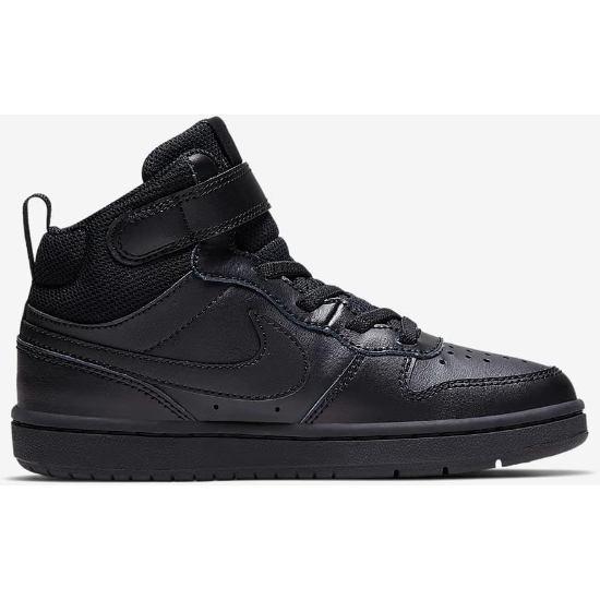 nike ナイキ Nike Court Borough Mid 2 Shoes（Black） 男の子用スニーカー 子供靴 シューズ （-22.0cm）｜us-kidswear｜06