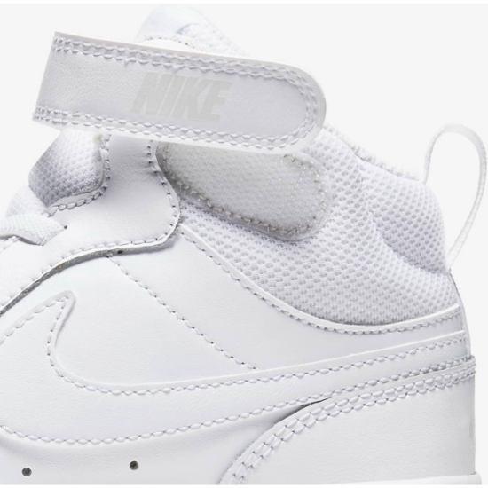 nike ナイキ Nike Court Borough Mid 2 Shoes（White） 男の子用スニーカー 子供靴 シューズ （-22.0cm）｜us-kidswear｜05