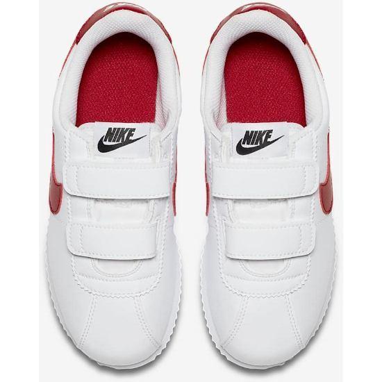 nike ナイキ Nike Cortez Basic SL Shoe（White） 男の子用スニーカー 子供靴 シューズ キッズ（-22.0cm）｜us-kidswear｜04