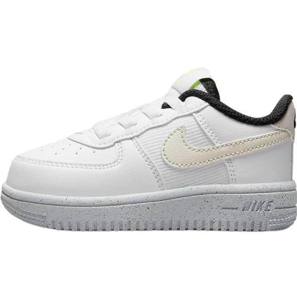 ナイキ Nike Force 1 Crater Next Nature Shoes（White/Volt/Black） 子供用スニーカー 靴 出産祝い