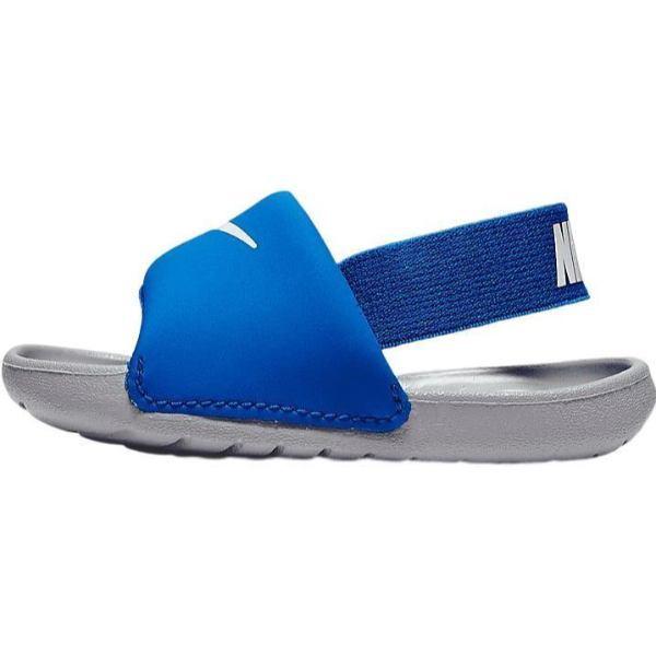 ナイキ Nike Kawa Slides（Hyper Cobalt/Wolf Grey） サンダル 子供用サンダル 靴 出産祝い ビーサン プール｜us-kidswear