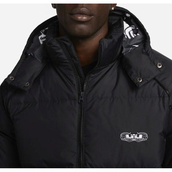 NIKE ナイキ ダウンジャケット レブロン・ジェームス ロサンゼルス・レイカーズ Nike LeBron James Down Fill Hooded Jacketの画像