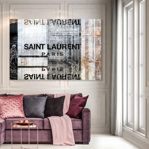 【希少】 オリバーガル イヴサンローラン 絵画 インテリア アートパネル 114x76cm Laurent Empire 【YW3493107407】(127050円)