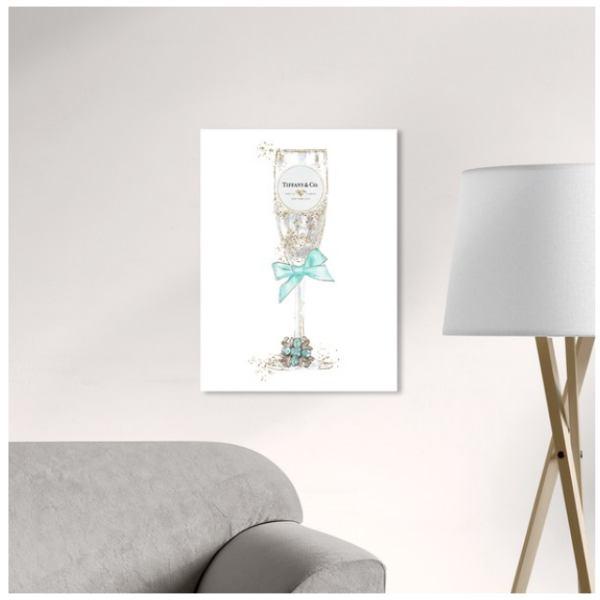 送料無料 Oliver Gal オリバーガル 91x61cm Delicate Royal Bubbly Champagne ティファニー キャンバス Ogl Usキッズウェア 通販 Yahoo ショッピング