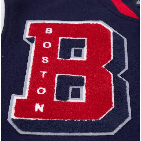 プロスタンダード MLB公式 メンズ アウター バーシティジャケット スタジャン ボストン・レッドソックス 吉田正尚 BOSTON RED SOX MASHUP VARSITY JACKETの画像