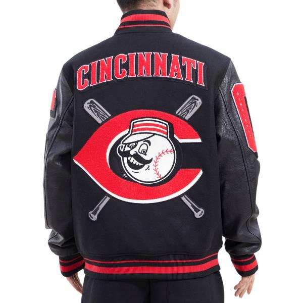 Pro Standard プロスタンダード MLB公式 メンズ アウター バーシティジャケット スタジャン シンシナティ・レッズ CINCINNATI REDS MASHUP VARSITY JACKETの画像