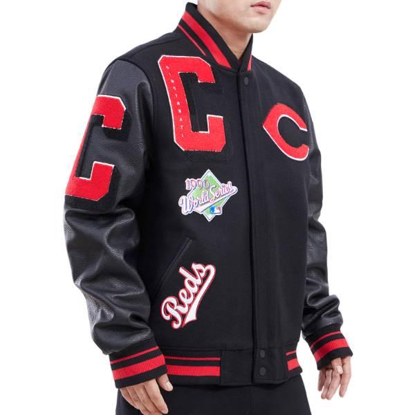 Pro Standard プロスタンダード MLB公式 メンズ アウター バーシティジャケット スタジャン シンシナティ・レッズ CINCINNATI REDS MASHUP VARSITY JACKETの画像
