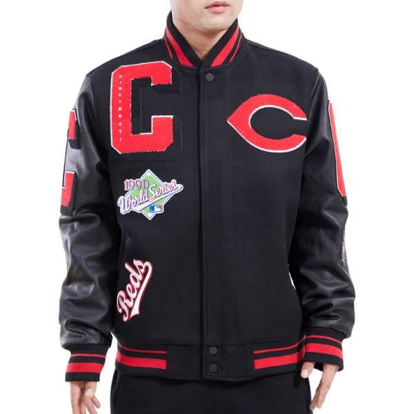 Pro Standard プロスタンダード MLB公式 メンズ アウター バーシティジャケット スタジャン シンシナティ・レッズ CINCINNATI REDS MASHUP VARSITY JACKETの画像