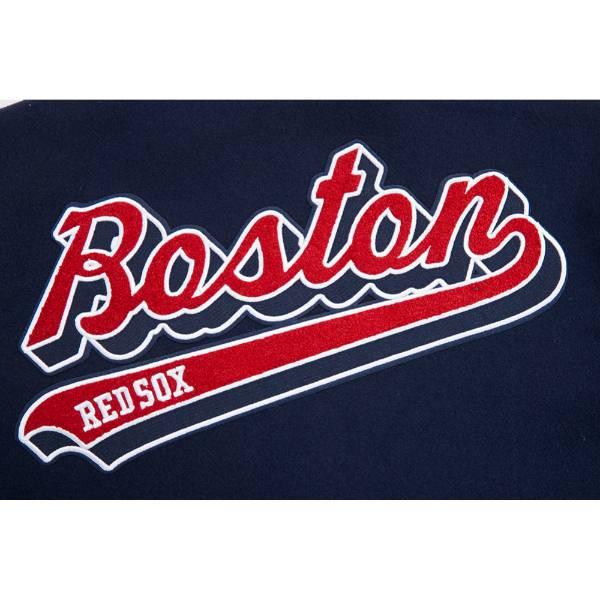 プロスタンダード MLB公式 メンズ アウター バーシティジャケット スタジャン ボストン・レッドソックス 吉田正尚 BOSTON RED SOX SCRIPT TAIL VARSITYの画像