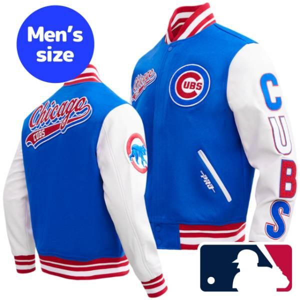 プロスタンダード MLB公式 メンズ アウター バーシティジャケット スタジャン シカゴ・カブス 鈴木誠也 今永昇太 CHICAGO CUBS SCRIPT TAIL VARSITY
