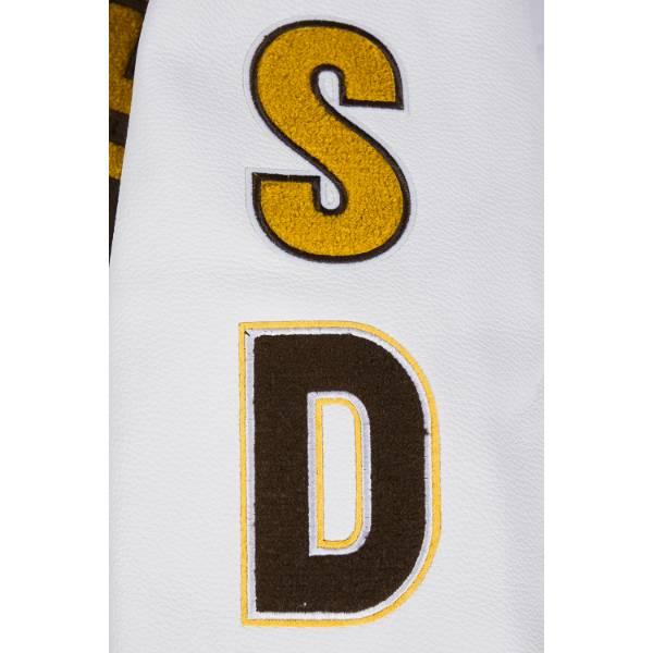 プロスタンダード MLB公式 メンズ アウター バーシティジャケット スタジャン サンディエゴ・パドレス ダルビッシュ有 SAN DIEGO PADRES SCRIPT TAIL VARSITYの画像