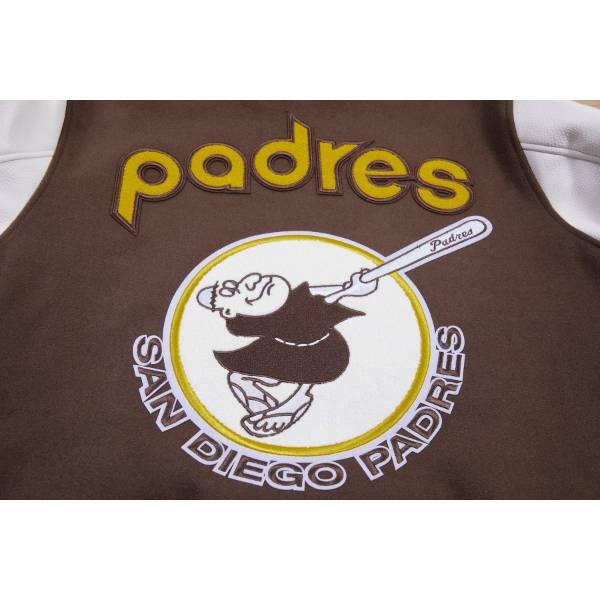 プロスタンダード MLB公式 メンズ アウター ジャケット スタジャン サンディエゴ・パドレス ダルビッシュ有 SAN DIEGO PADRES RETRO CLASSIC VARSITY JACKETの画像