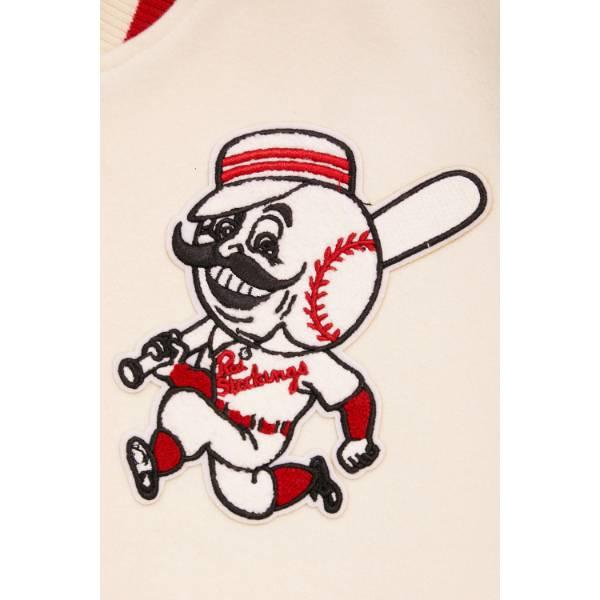プロスタンダード MLB公式 メンズ アウター バーシティジャケット スタジャン シンシナティ・レッズ CINCINNATI REDS RETRO CLASSIC VARSITY JACKETの画像