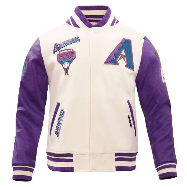 プロスタンダード MLB公式 メンズ アウター ジャケット スタジャン アリゾナ・ダイヤモンドバックス ARIZONA DIAMONDBACKS RETRO CLASSIC VARSITY JACKETの画像