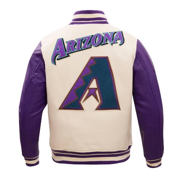 プロスタンダード MLB公式 メンズ アウター ジャケット スタジャン アリゾナ・ダイヤモンドバックス ARIZONA DIAMONDBACKS RETRO CLASSIC VARSITY JACKETの画像