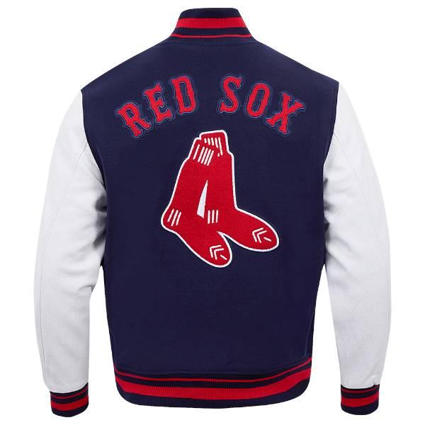 プロスタンダード MLB公式 メンズ アウター バーシティジャケット スタジャン ボストン・レッドソックス 吉田正尚 BOSTON RED SOX RETRO CLASSIC VARSITY JACKETの画像