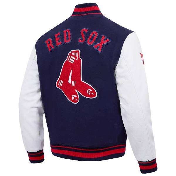 プロスタンダード MLB公式 メンズ アウター バーシティジャケット スタジャン ボストン・レッドソックス 吉田正尚 BOSTON RED SOX RETRO CLASSIC VARSITY JACKETの画像