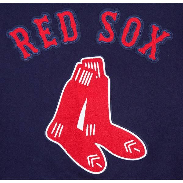 プロスタンダード MLB公式 メンズ アウター バーシティジャケット スタジャン ボストン・レッドソックス 吉田正尚 BOSTON RED SOX RETRO CLASSIC VARSITY JACKETの画像