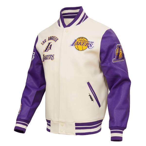プロスタンダード NBA メンズ アウター ジャケット ジャケット スタジャン 八村塁 レブロン ロサンゼルス・レイカーズ LOS ANGELES LAKERSの画像