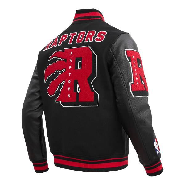 プロスタンダード NBAオフィシャル メンズ アウター ジャケット バーシティジャケット スタジャン トロント・ラプターズ TORONTO RAPTORS MASHUP VARSITY JACKETの画像