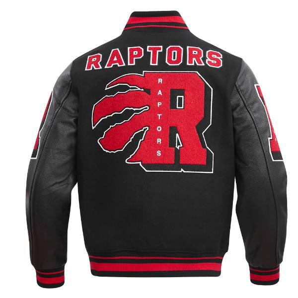 プロスタンダード NBAオフィシャル メンズ アウター ジャケット バーシティジャケット スタジャン トロント・ラプターズ TORONTO RAPTORS MASHUP VARSITY JACKETの画像