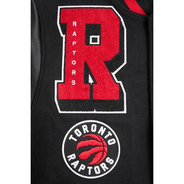 プロスタンダード NBAオフィシャル メンズ アウター ジャケット バーシティジャケット スタジャン トロント・ラプターズ TORONTO RAPTORS MASHUP VARSITY JACKETの画像
