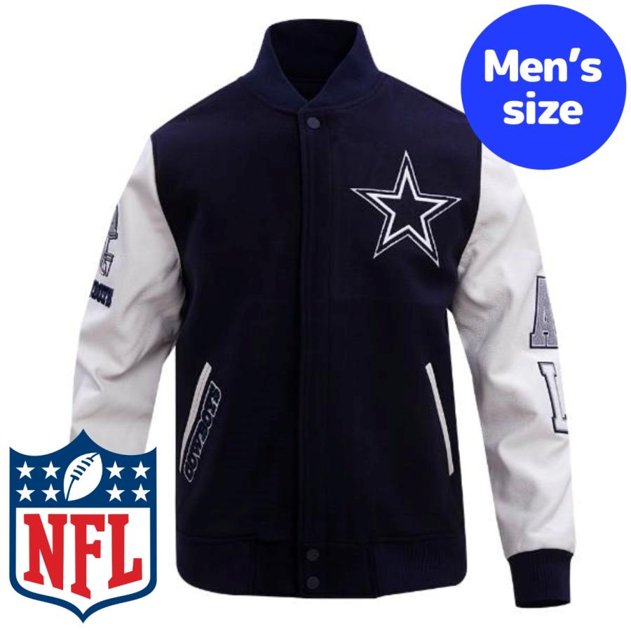 プロスタンダード NFLオフィシャル メンズ アウター バーシティジャケット スタジャン アメフト ダラス・カウボーイズ DALLAS COWBOYS CLASSIC VARSITY JACKET
