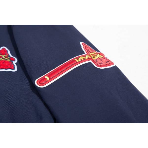 Pro Standard プロスタンダード MLB公式 メンズ パーカー フーディー 長袖トップス アトランタ・ブレーブス ATLANTA BRAVES CLASSIC CHENILLE HOODIE_4