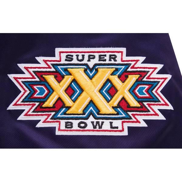 プロスタンダード NFL公式 アメフト メンズ アウター ジャケット スタジャン ナイロンジャケット ダラス・カウボーイズ DALLAS COWBOYS BIG LOGO SATIN JACKETの画像