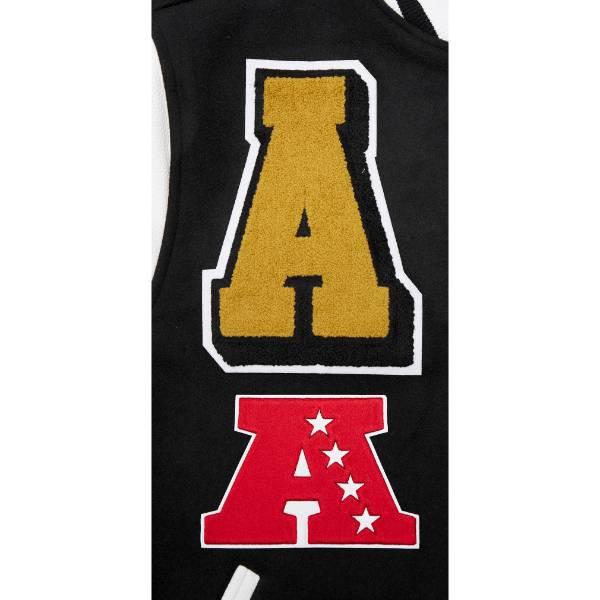 プロスタンダード NFL公式 アメフト メンズ アウター ジャケット スタジャン ジャクソンビル・ジャガーズ JACKSONVILLE JAGUARS MASHUP RIB WOOL VARSITY JACKETの画像