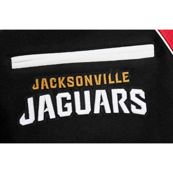 プロスタンダード NFL公式 アメフト メンズ アウター ジャケット スタジャン ジャクソンビル・ジャガーズ JACKSONVILLE JAGUARS MASHUP RIB WOOL VARSITY JACKETの画像