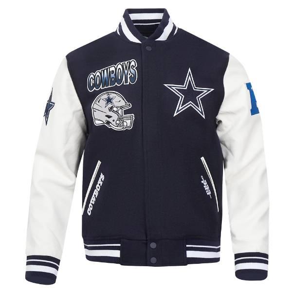 プロスタンダード NFL公式 メンズ アウター ジャケット スタジャン アメフト ダラス・カウボーイズ DALLAS COWBOYSの画像