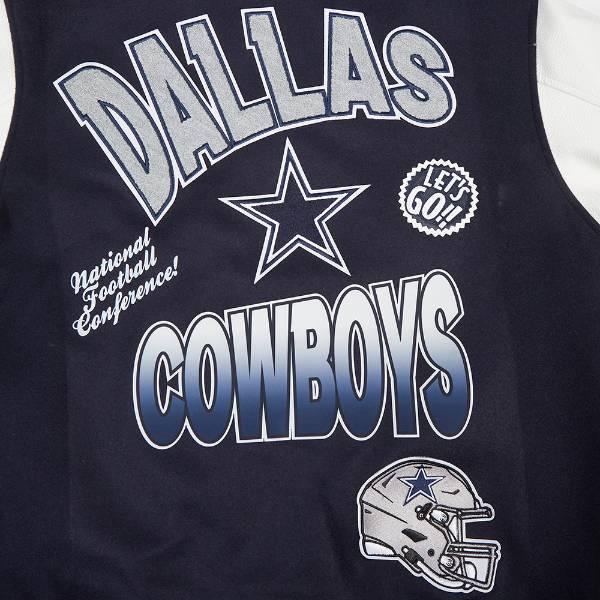 プロスタンダード NFL公式 メンズ アウター ジャケット スタジャン アメフト ダラス・カウボーイズ DALLAS COWBOYSの画像