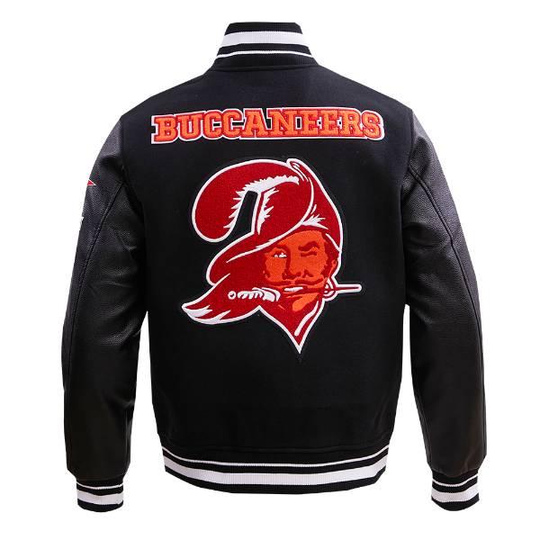 プロスタンダード NFL公式 メンズ アウター ジャケット スタジャン タンパベイ・バッカニアーズ TAMPA BAY BUCCANEERS RETRO CLASSIC RIB WOOL VARSITY JACKETの画像