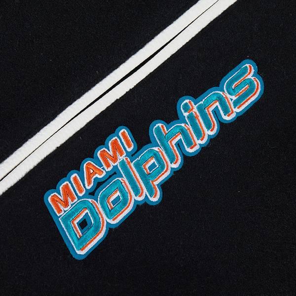 プロスタンダード NFL公式 メンズ アウター バーシティジャケット スタジャン アメフト マイアミ・ドルフィンズ MIAMI DOLPHINS CLASSIC WOOL VARSITY JACKETの画像