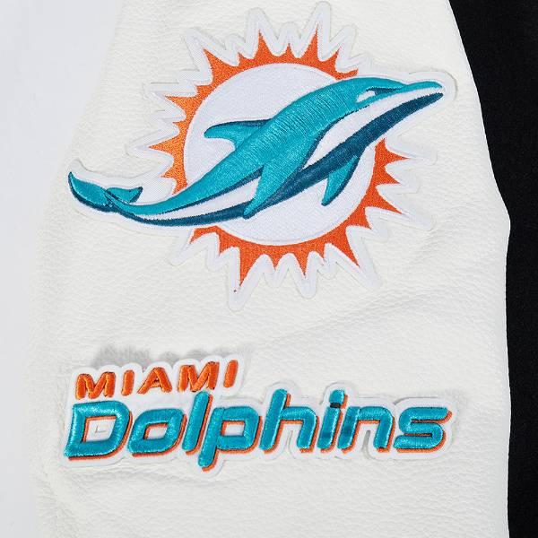 プロスタンダード NFL公式 メンズ アウター バーシティジャケット スタジャン アメフト マイアミ・ドルフィンズ MIAMI DOLPHINS CLASSIC WOOL VARSITY JACKETの画像