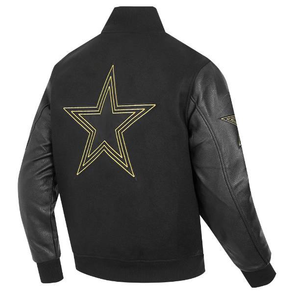 NFL公式 メンズ アウター バーシティジャケット スタジャン アメフト ダラス・カウボーイズ DALLAS COWBOYS WOOL VARSITY JACKET プロスタンダードの画像