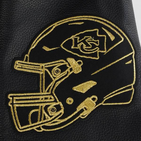 NFL公式 メンズ アウター ジャケット スタジャン アメフト カンザスシティ・チーフス KANSAS CITY CHIEFS WOOL VARSITY JACKET プロスタンダードの画像