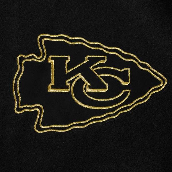 NFL公式 メンズ アウター ジャケット スタジャン アメフト カンザスシティ・チーフス KANSAS CITY CHIEFS WOOL VARSITY JACKET プロスタンダードの画像