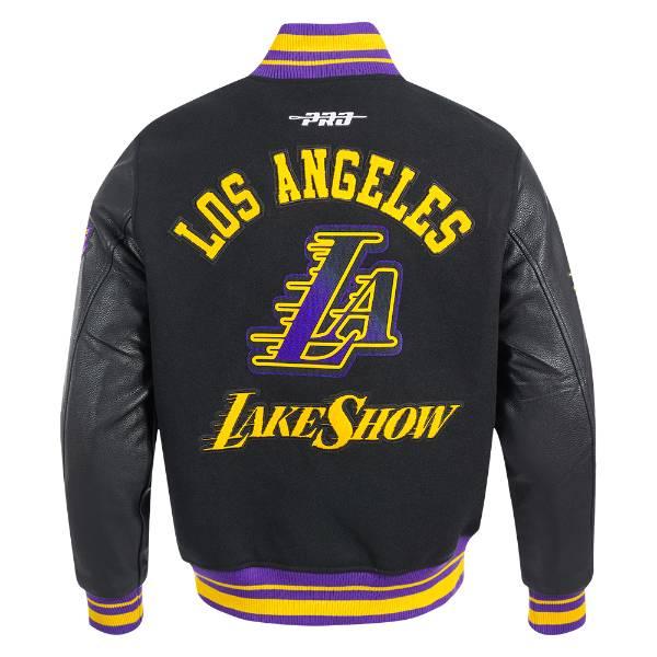 プロスタンダード NBA公式 メンズ アウター ジャケット スタジャン ロサンゼルス・レイカーズ レブロン 八村塁 LOS ANGELES LAKERSの画像