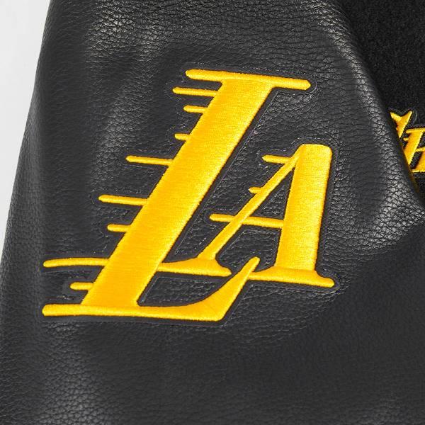 プロスタンダード NBA公式 メンズ アウター ジャケット スタジャン ロサンゼルス・レイカーズ レブロン 八村塁 LOS ANGELES LAKERSの画像