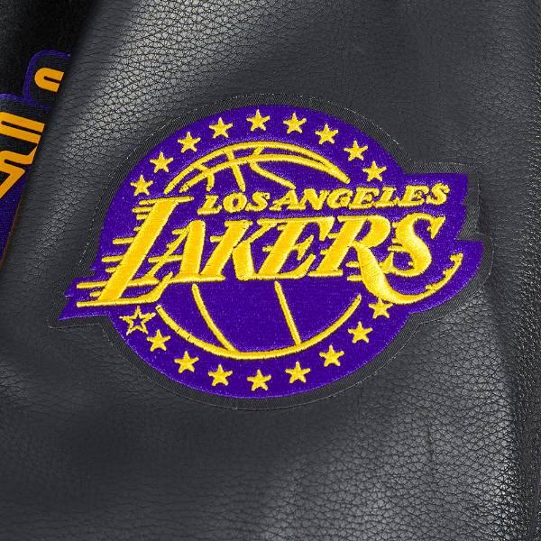 プロスタンダード NBA公式 メンズ アウター ジャケット スタジャン ロサンゼルス・レイカーズ レブロン 八村塁 LOS ANGELES LAKERSの画像