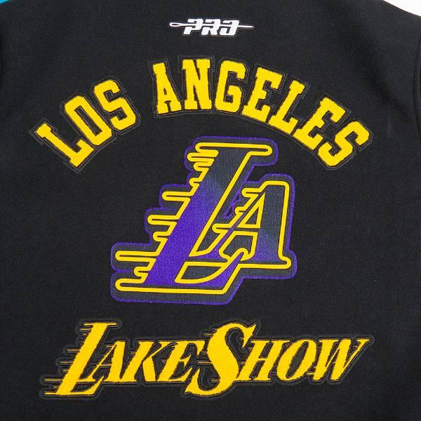 プロスタンダード NBA公式 メンズ アウター ジャケット スタジャン ロサンゼルス・レイカーズ レブロン 八村塁 LOS ANGELES LAKERSの画像