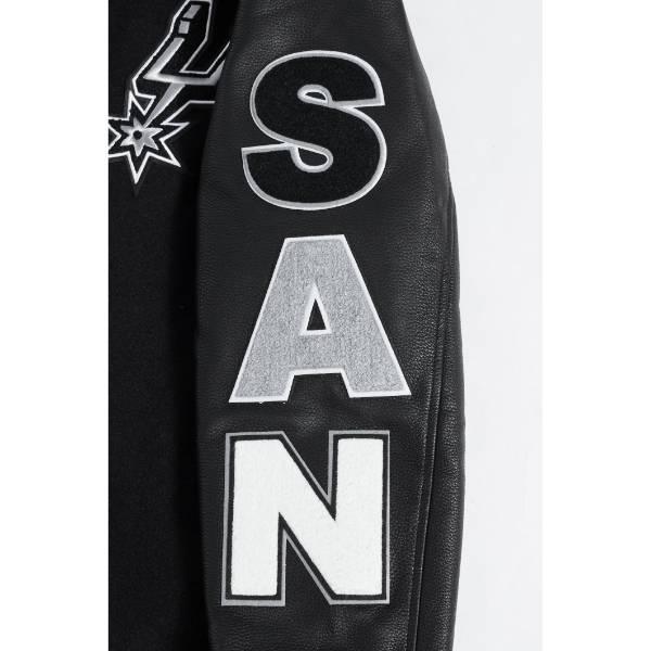 プロスタンダード NBA公式 メンズ アウター ジャケット スタジャン サンアントニオ・スパーズ ビクター・ウェンバンヤマ SAN ANTONIO SPURSの画像