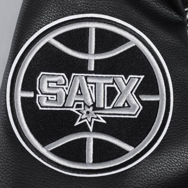 プロスタンダード NBA公式 メンズ アウター ジャケット スタジャン サンアントニオ・スパーズ ビクター・ウェンバンヤマ SAN ANTONIO SPURSの画像