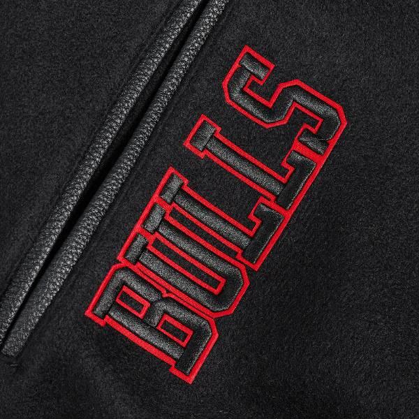 Pro Standard プロスタンダード NBA公式 メンズ アウター バーシティジャケット スタジャン ジャンパー シカゴ・ブルズ CHICAGO BULLS AREA CODE VARSITY JACKETの画像