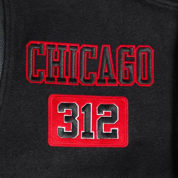 Pro Standard プロスタンダード NBA公式 メンズ アウター バーシティジャケット スタジャン ジャンパー シカゴ・ブルズ CHICAGO BULLS AREA CODE VARSITY JACKETの画像
