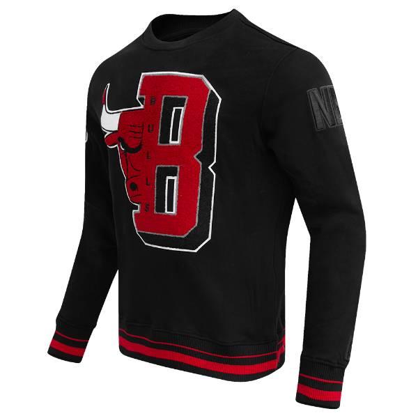 Pro Standard プロスタンダード NBA公式 メンズ トレーナー 長袖トップス シカゴ・ブルズ CHICAGO BULLS MASHUP RIB CREWNECK